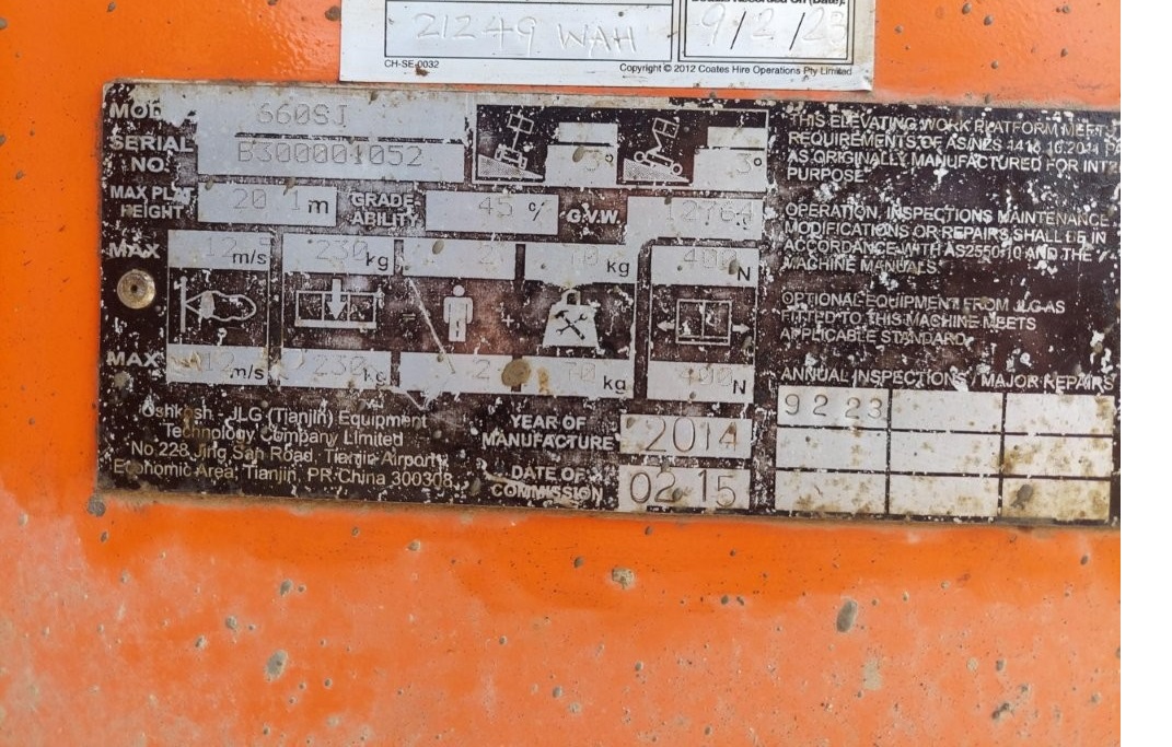 Sold - Telescopic Boom Lift - View 2